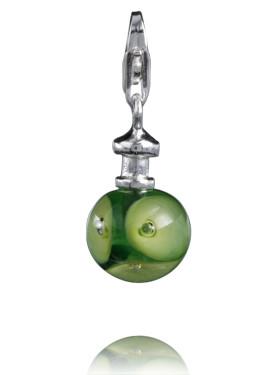 Sterling Silver Charm Sterling Silver Murano Glass Charm Spring - Verado