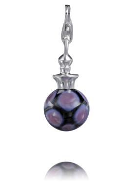 Sterling Silver Charm Sterling Silver Murano Glass Charm Miss Divine - Verado