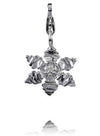 Sterling Silver Charms Sterling Silver Charm - Snow Crystal - Verado