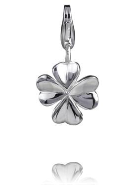 Sterling Silver Charms Sterling Silver Charm - Lucky Clover - Verado