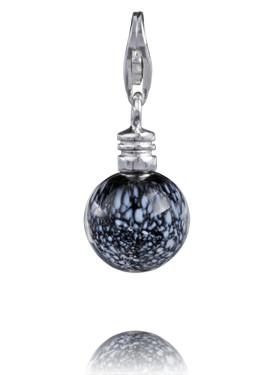 Sterling Silver Murano Glass Charm - Halley's Comet