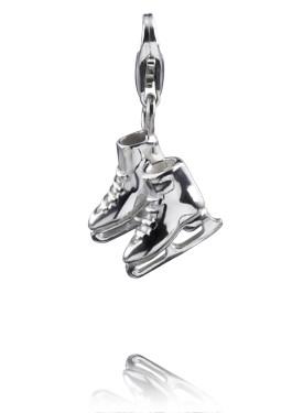 Sterling Silver Charms Sterling Silver Charm - Ice Skates - Verado