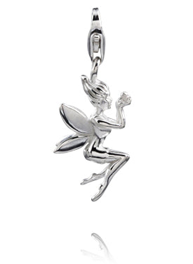 Sterling Silver Charm - Tinkerbell Blowing Pixie Dust