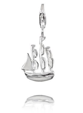 Sterling Silver Charms Sterling Silver Charm - Ancient Chinese Ship - Verado