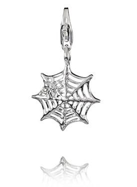 Sterling Silver Charms Sterling Silver Charm - Spider Web - Verado