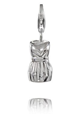 Sterling Silver Charms Sterling Silver Charm - My Little Black Dress - Verado