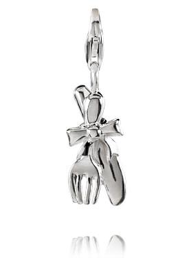 Sterling Silver Charms Sterling Silver Charm - Knife & Fork - Verado