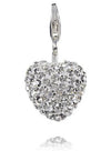 Sterling Silver Bling Charms Sterling Silver Bling Charm - Heart - Verado