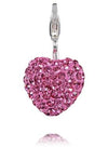 Sterling Silver Bling Charms Sterling Silver Bling Charm - Heart 2 - Verado
