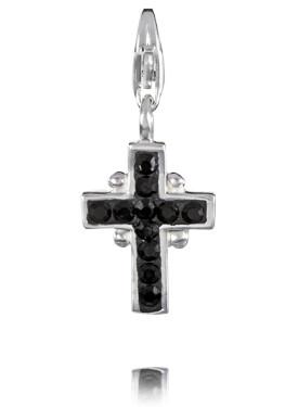 Sterling Silver Bling Charms Sterling Silver Bling Charm - Cross - Verado