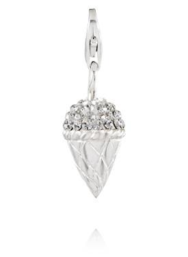 Sterling Silver Bling Charms Sterling Silver Bling Charm - Ice Cream 2 - Verado