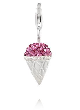 Sterling Silver Bling Charms Sterling Silver Bling Charm - Ice Cream 3 - Verado