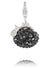 Sterling Silver Bling Charm - Coin Purse (Black)