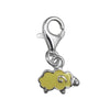 Sterling Silver Enamel Kidz Charm - Sheep