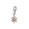 Sterling Silver Enamel Charm - Flower